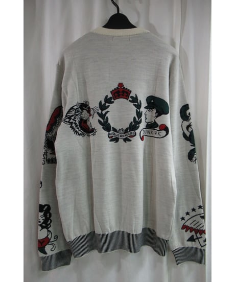03aw 新品 yohji yamamoto pour homme タトゥーニット HU-K77-954