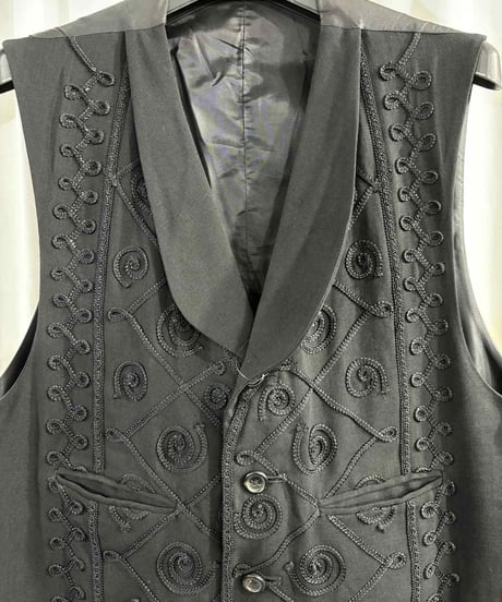 1980's yohji yamamoto pour homme vintage 丸文字ロゴ ベスト（H-V-205xxx）