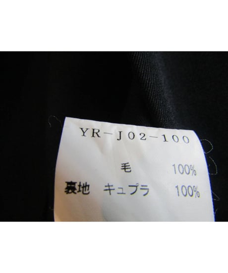 Y's yohji yamamoto バックポケットデザインジャケット YR-J02-100