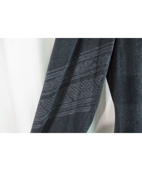 レア 13ss yohji yamamoto pour homme デザインプリントロングカットソージャケット HX-T71-558