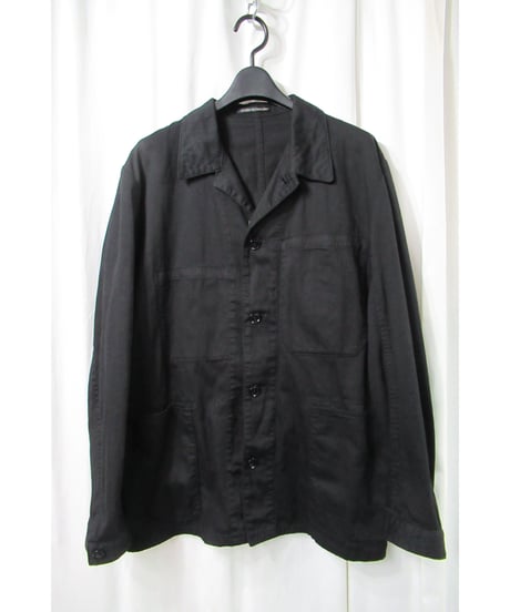 2017AW yohji yamamoto pour homme バックロゴプリント コットンブルゾン（HK-Y99-004）