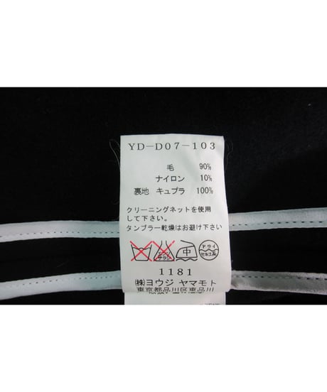 Y's yohji yamamoto ダブルジップデザインワンピース YD-D07-103