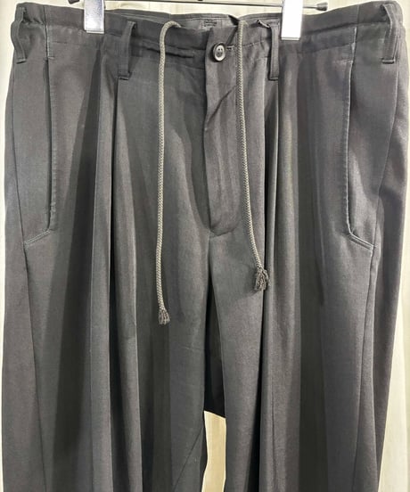 2020AW yohji yamamoto pour homme ウ－ルパンツ（HR-P20-100）
