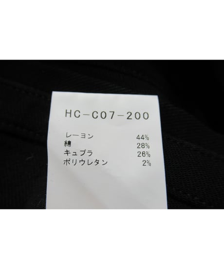 19aw yohji yamamoto pour homme スリーブデザイン スタンドカラー ロングコート（HC-C07-200）