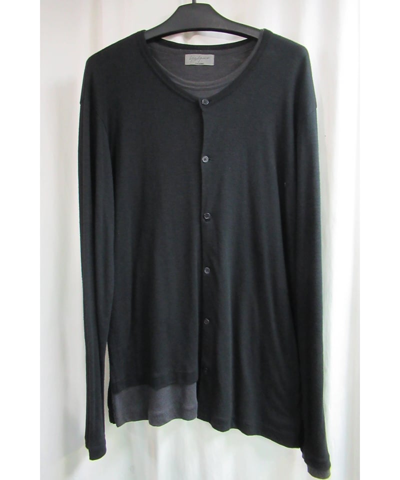 14ss yohji yamamoto pour homme カーディガン風レイヤードカットソ 