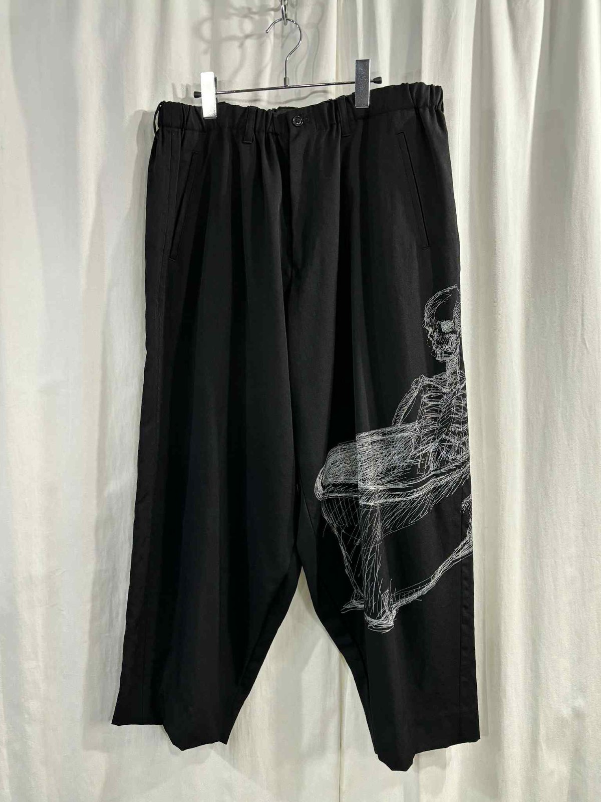 2016SS yohji yamamoto pour homme スカルプリントパンツ（HO-