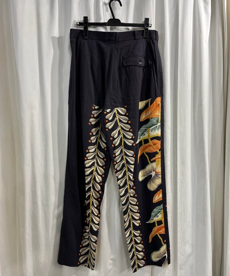 1997SS yohji yamamoto pour homme 花柄パンツ（HU-P05-262）