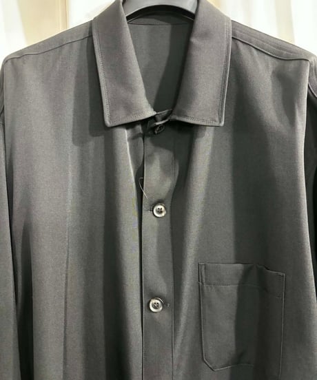 2018SS yohji yamamoto pour homme シンプルロングブラウス（HW-B46-100）