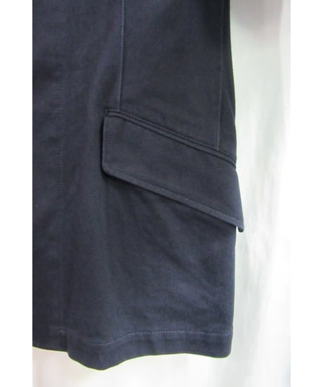 16ss yohji yamamoto pour homme 紺 バックファスナーデザインジャケット 4 HO-J71-042
