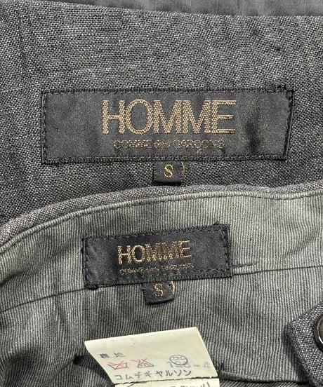 COMME des GARCONS HOMME ダブルジャケットセットアップ（HS-11007）
