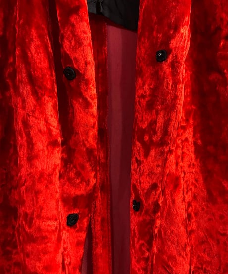 2005AW yohji yamamoto femme 赤 ベロアジャケット（FN-B10-241）
