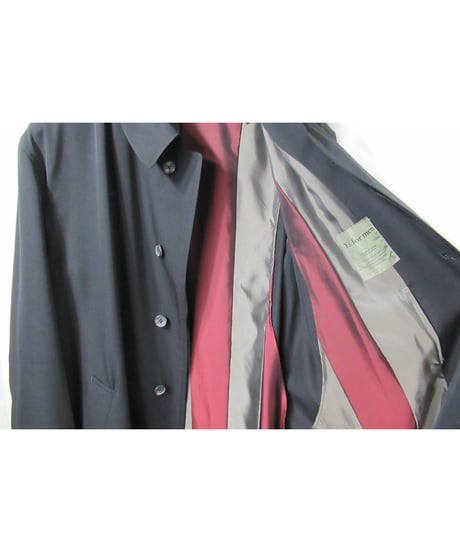 Y's for men yohji yamamoto 裏地ストライプデザイン ステンカラーコート（MG-C02-100）