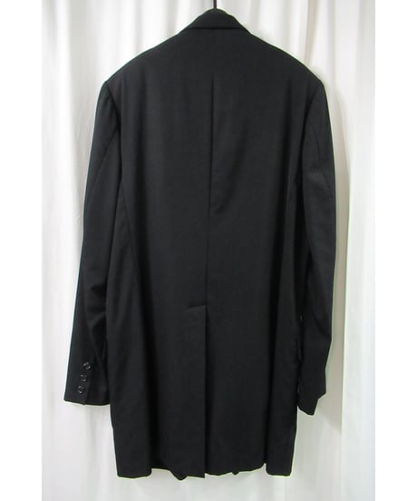 04ss yohji yamamoto pour homme 三つ釦 シンプルロングジャケット HZ-J26-100