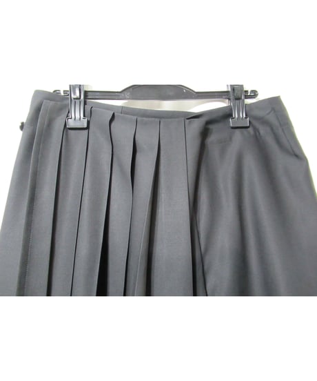 yohji yamamoto femme プリーツデザイン 巻きスカート（FR-S26-126）