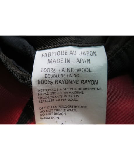 90's 赤タグ Y's for men yohji yamamoto vintage ４つ釦 シンプルロングコート（MI-C51-129）