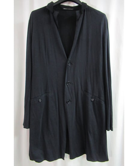 12ss yohji yamamoto +noir カットソーロングジャケット NB-J18-803