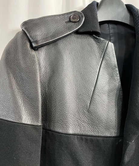 2002AW yohji yamamoto femme 鹿革切替ジャケット（FM-J29-817）