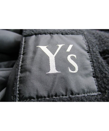 90's Y's yohji yamamoto vintage バックスリット ベルトデザイン シンプルロングコート（YX-C32-904）
