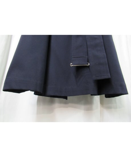 98ss yohji yamamoto pour homme vintage 袖ジャージ切替えデザインコート 紺（HJ-C01-812）