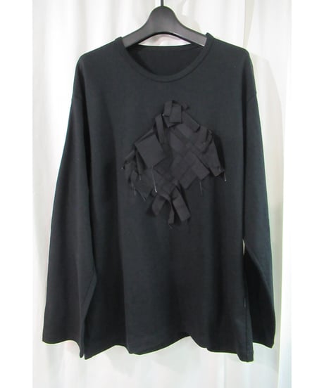 20ss B yohji yamamoto 長袖 リボンデザインカットソー NN-T75-079