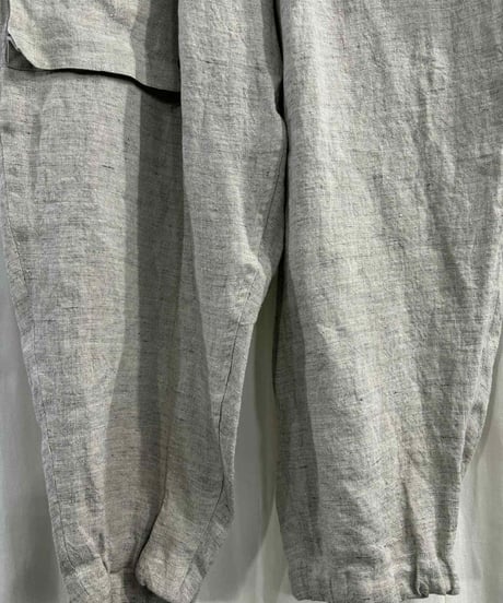 2017SS yohji yamamoto pour homme リネン カーゴパンツ（HD-P77-319）