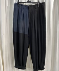 2017ss yohji yamamoto POUR HOMME 切替えデザインバルーンパンツ (HD-P23-808)
