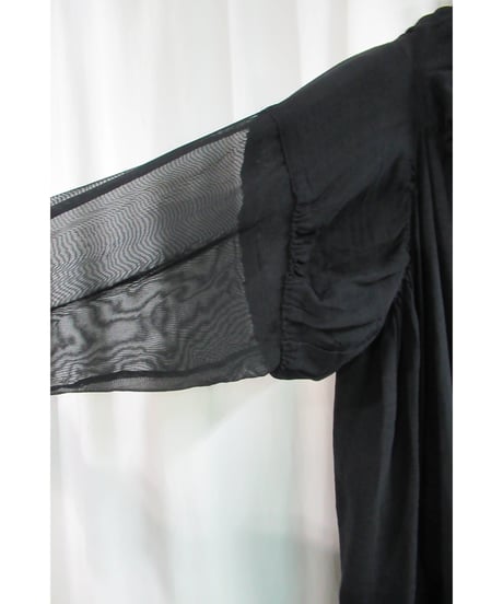 95ss yohji yamamoto femme vintage ギャザーデザインワンピース FB-D14-100