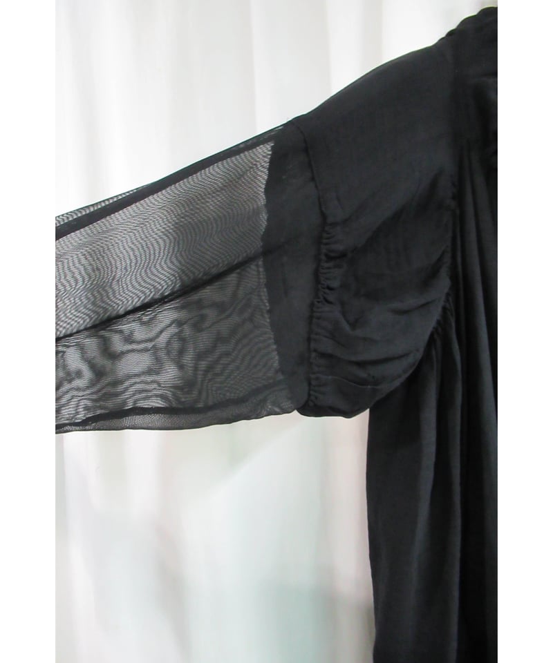 yohji yamamoto femme 2019AW ギャザースカート 黒