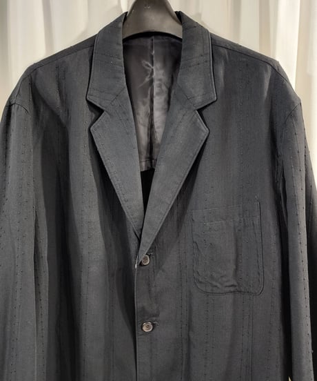 Y's for men  yohji yamamoto 黒 3釦ノーパットジャケット （MQ-J06-209）