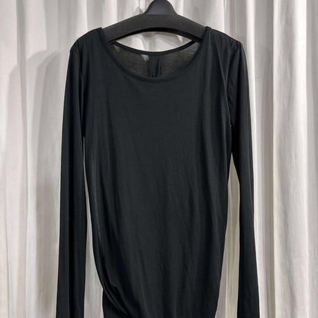 yohji yamamoto +NOIR 変形カットソー（NU-T32-077）