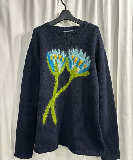 1995AW yohji yamamoto pour homme vintage 鹿鳴館 モヘアニット（HE-K28-197）