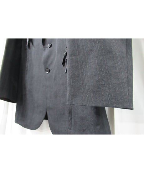 99ss yohji yamamoto pour homme vintage ストライプ ファスナーデザインセットアップ（HC-J51-901）