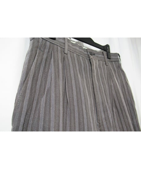 94ss yohji yamamoto pour homme vintage ストライプ テーパードパンツ（HT-P02-036）