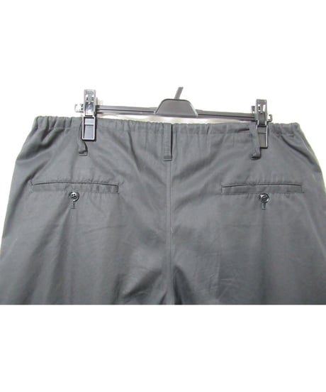 12ss yohji yamamoto pour homme 脇テープデザイン コットンテーパードパンツ（HB-P74-814）