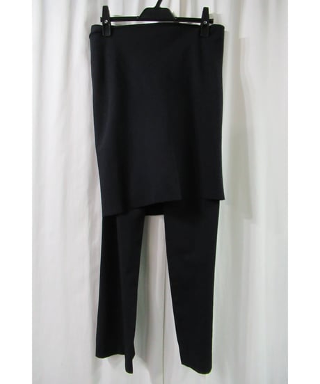 01aw yohji yamamoto femme 巻きスカート付パンツ FV-P21-142