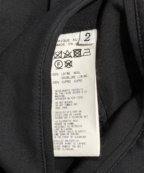 2019AW REGULATION MEN yohji yamamoto フーテッドコート（HC-C01-140）