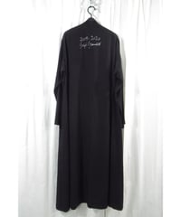 20ss yohji yamamoto pour homme シグネチャーペイント スタンドカラーロングドレス（HN-D26-500）