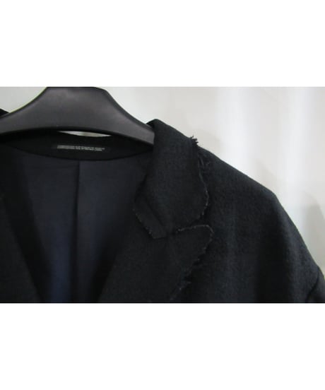 10aw yohji yamamoto pour homme 切りっぱなしデザインコート HC-C05-107