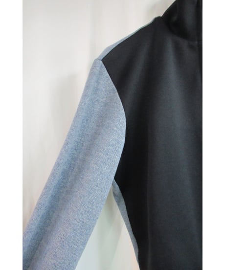02aw yohji yamamoto femme ニット切替えデザインジャケット FM-J17-809