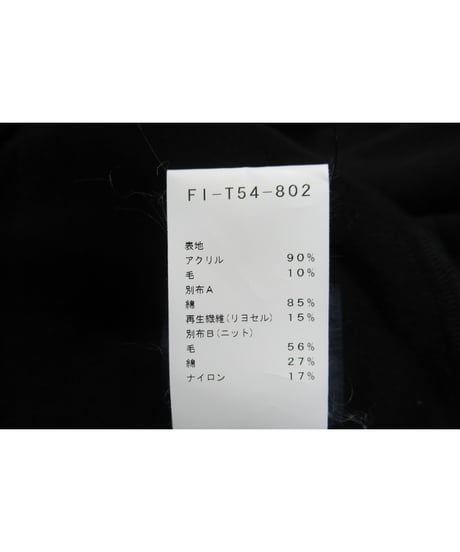 REGULATION yohji yamamoto femme 切替えデザインカットソー FI-T54-802