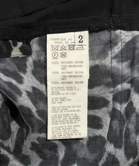 美品 BLACK Scandal yohji yamamoto ラップパンツ（HH-P92-845）
