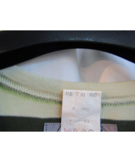 02ss yohji yamamoto pour homme ボーダーTシャツ HE-T51-956