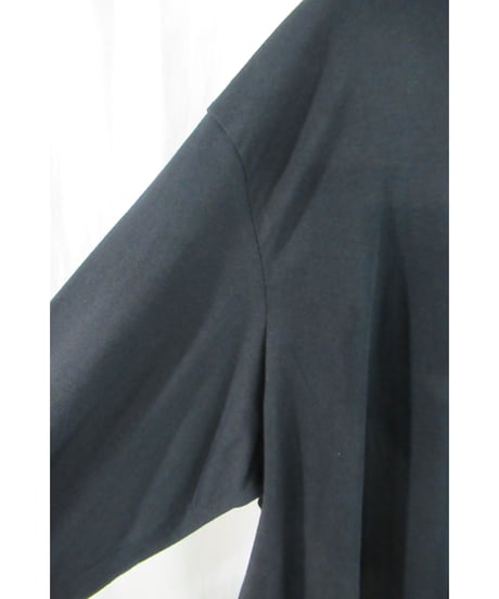 21ss yohji yamamoto pour homme 黒 バックプリントシンプルカットソー HD-T72-987