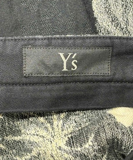Y's yohji yamamoto フラワー柄コットンパンツ（YF-P14-010）