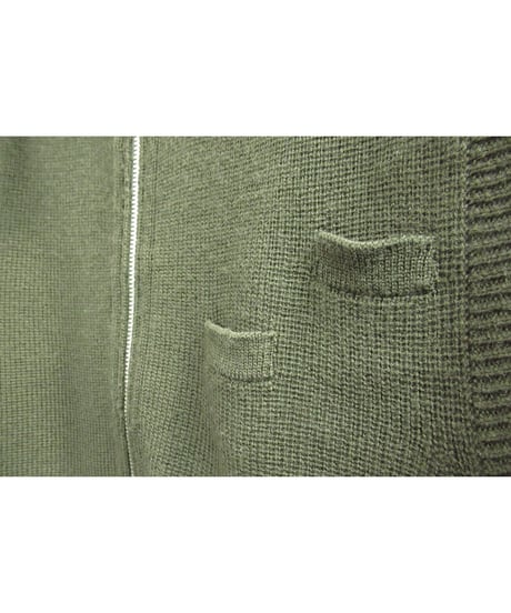 95aw yohji yamamoto pour homme vintage 鹿鳴館期 カーキ ニットベスト（HE-K13-191）