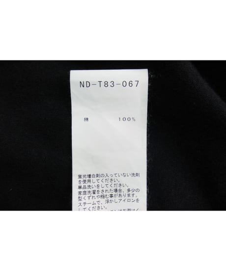 yohji yamamoto +noir BLACK and BLACK 変形襟デザインシャツジャケット ND-T83-067