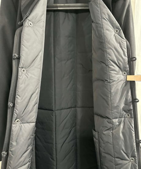 新品 2025AW yohji yamamoto pour homme ライナー付きスタンドカラーロングジャケット（HL-J12-835）