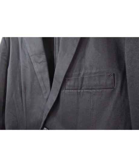 03ss yohji yamamoto femme 切りっぱなし ステッチデザイン コットンジャケット（FQ-J13-045）