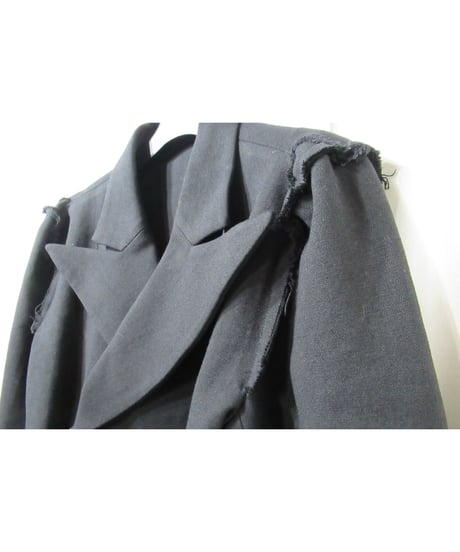 19aw yohji yamamoto femme ダブル デザインショートジャケット（FC-J06-105）