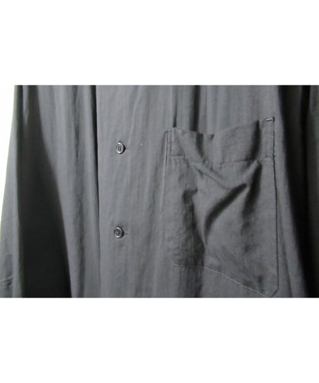 20aw yohji yamamoto pour homme スタンドカラーデザインブラウス（HR-B22-212）